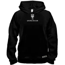 Худи BASE I`m Ukrainian мини с Тризубом